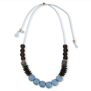 JAZU - Kettingen Afrika licht blauw