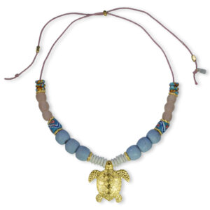 JAZU - Kettingen Afrika licht blauw