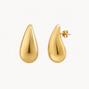 Brandshouse Amsterdam - golden drop earrings