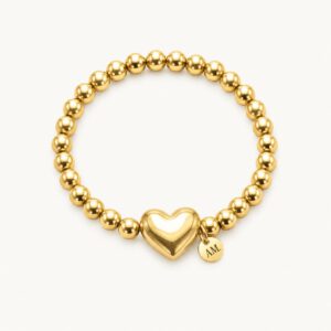 Brandshouse Amsterdam - Golden heart armband