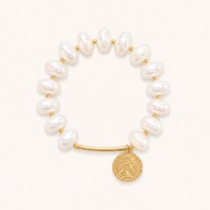 Brandshouse Amsterdam - Pearl coin bracelet