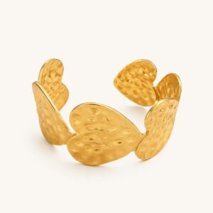 Brandshouse Amsterdam - Golden hearts bangle