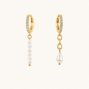 YMMS - Oorbellen pearl drops mix & match