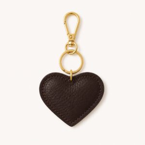 Brandshouse - Heart Keychain dark brown