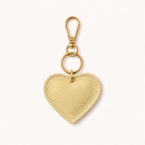 Brandshouse - Heart Keychain butter yellow