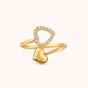 Brands House Amsterdam - Ring gold - with hearts