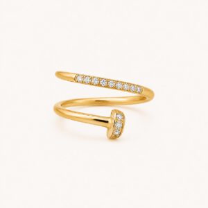 Brands House Amsterdam - Ring gold - mini diamonds