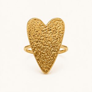 Brands House Amsterdam- ring gold - big heart