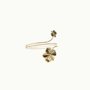 Brands House Amsterdam - Golden arm cuff flower