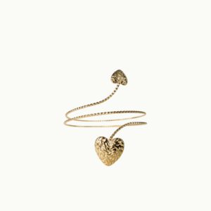 Brands House Amsterdam – Golden Arm Cuff with hearts